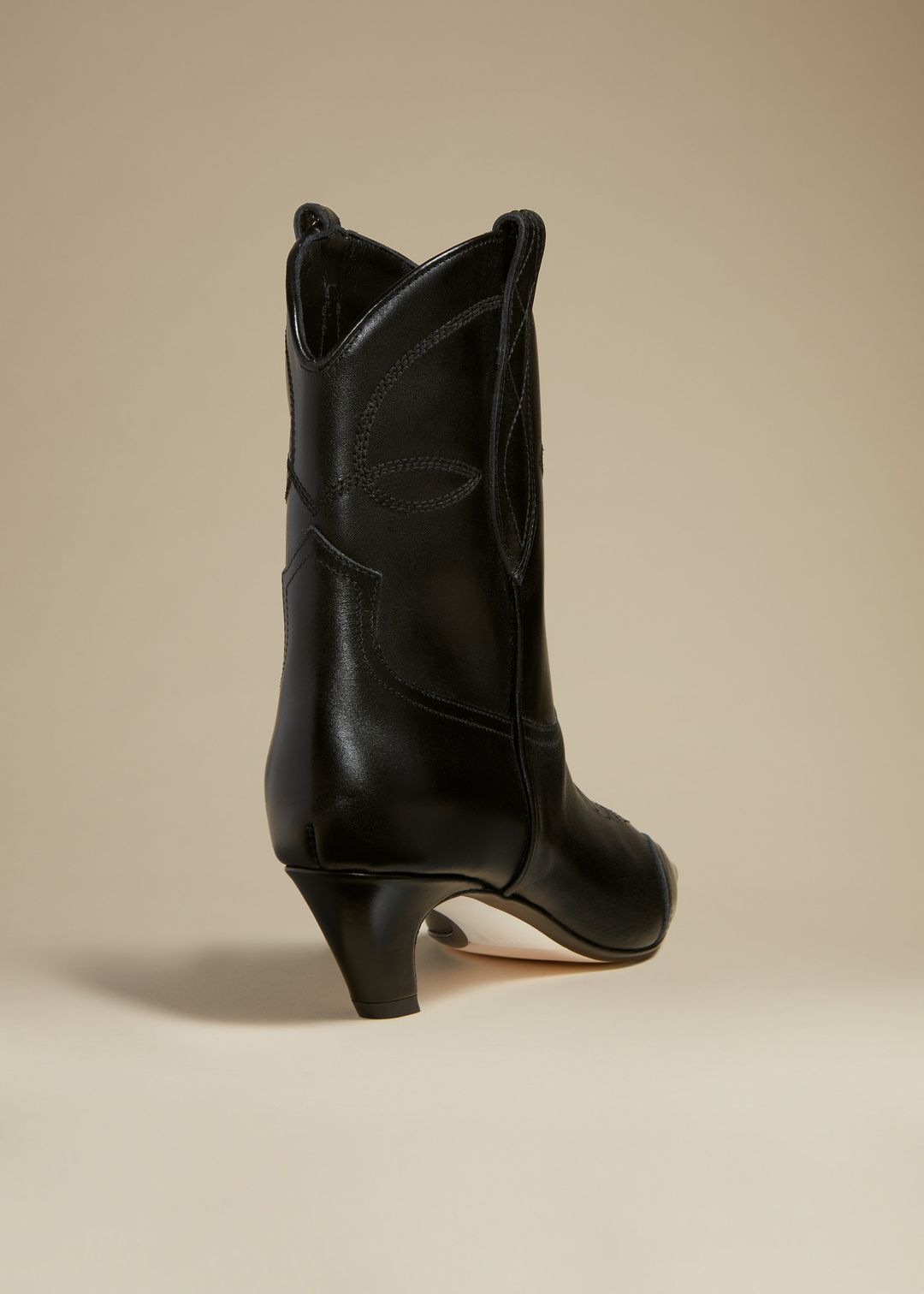 The Dallas Ankle Boot in Black Leather #4