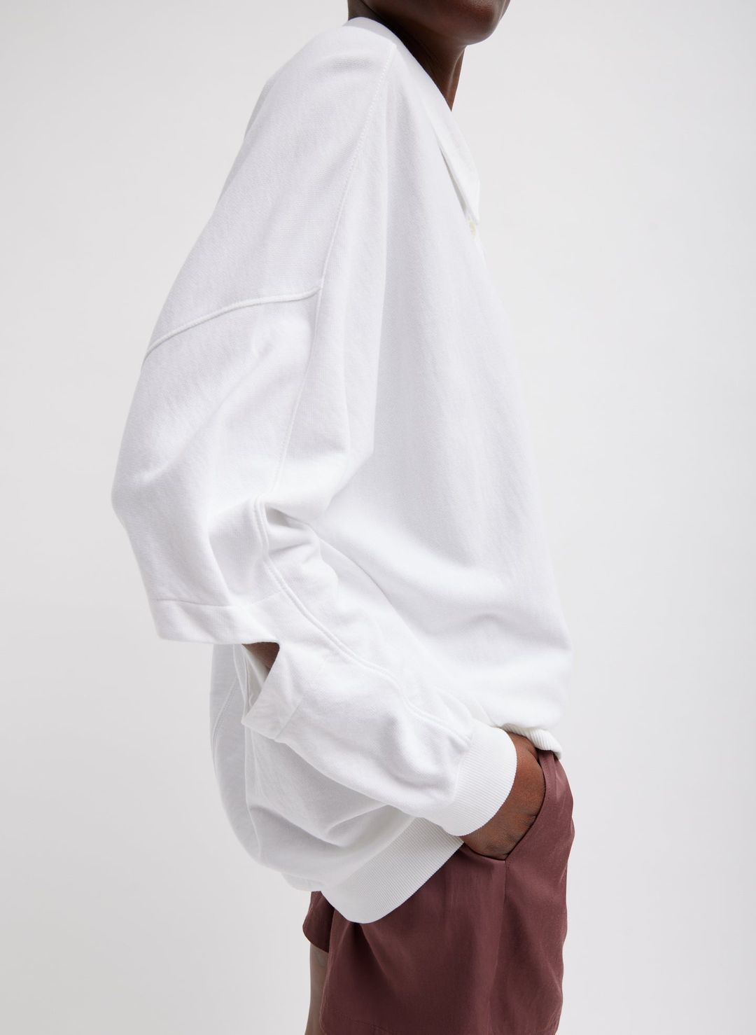 Summer Sweatshirting Polo Collar Sweatshirt