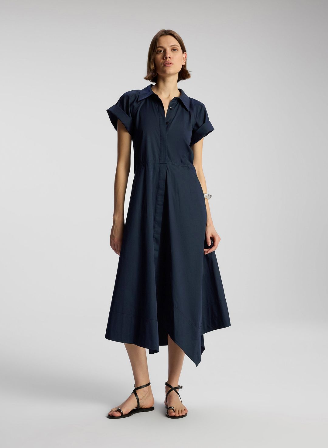 Julianna Cotton Midi Shirtdress #4