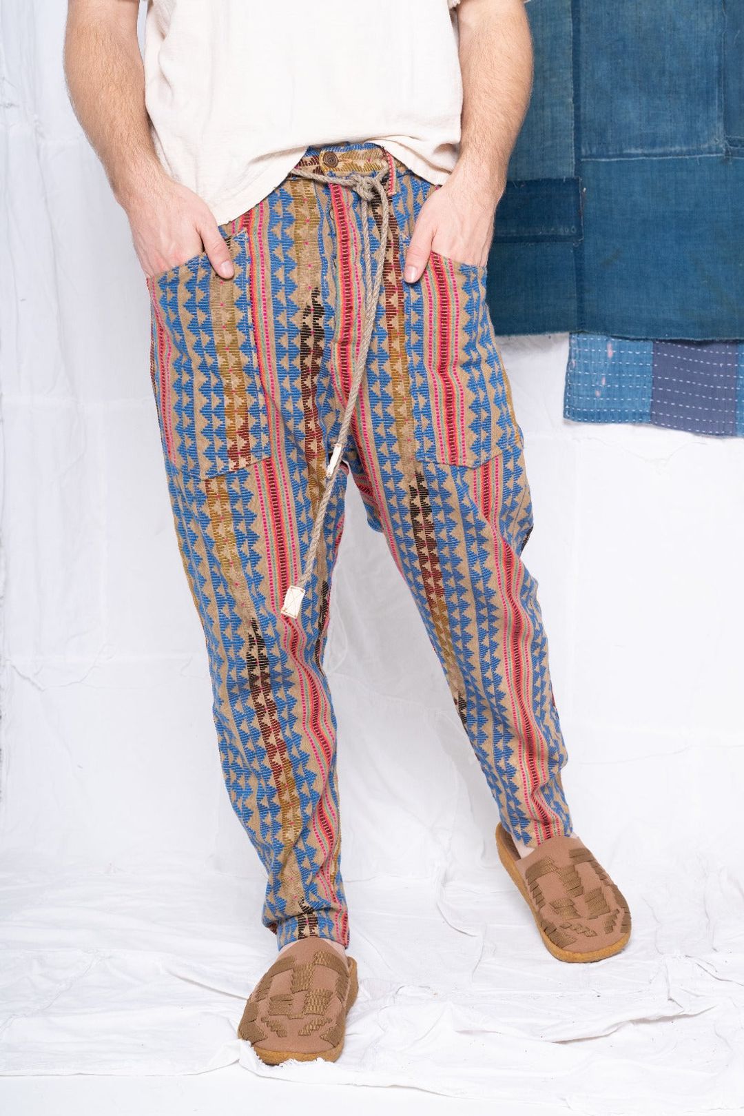 P63 Fatigue Heavy Ikat Jacquard Clay