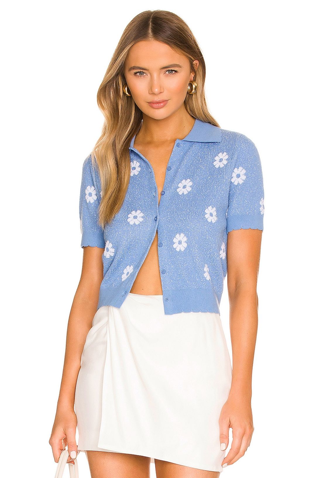 Collared Daises Top