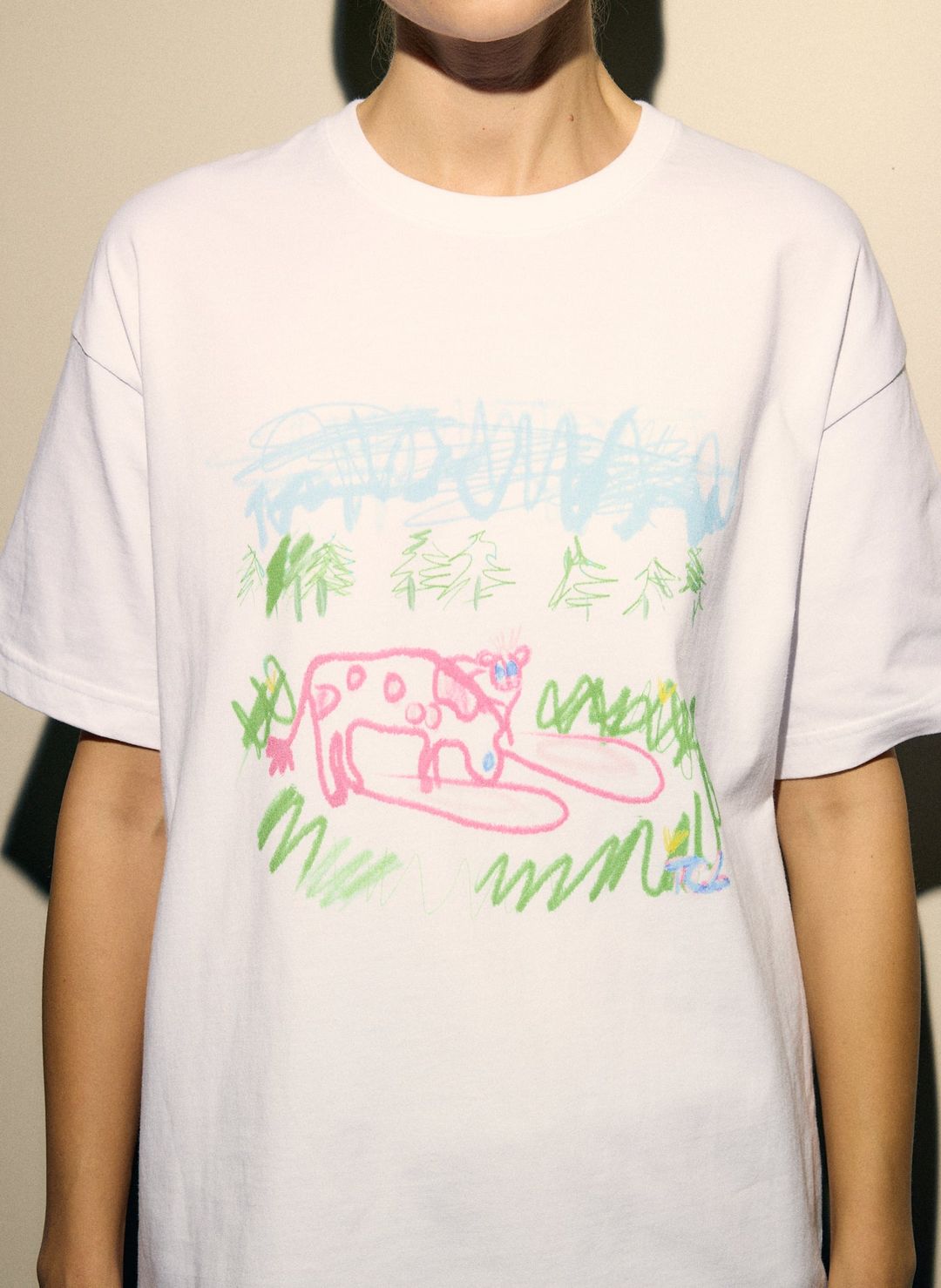 Tibi Creative Lab Moo Print T-Shirt #6
