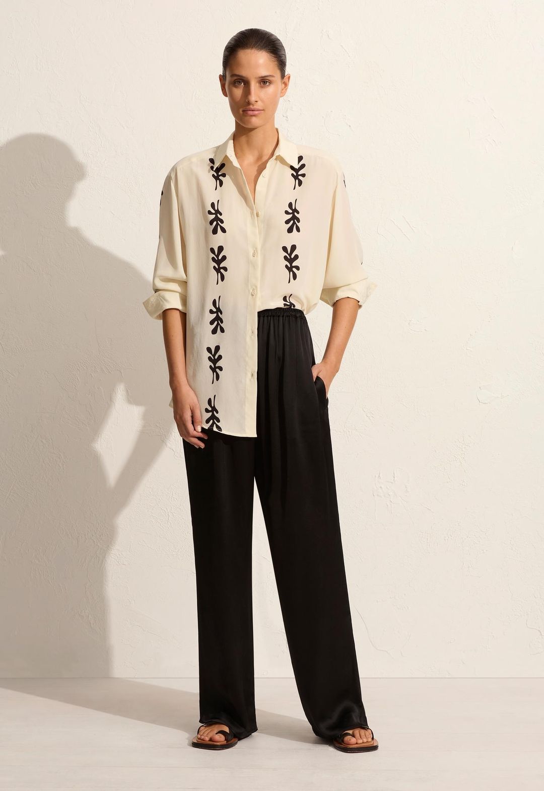 Relaxed Satin Pant