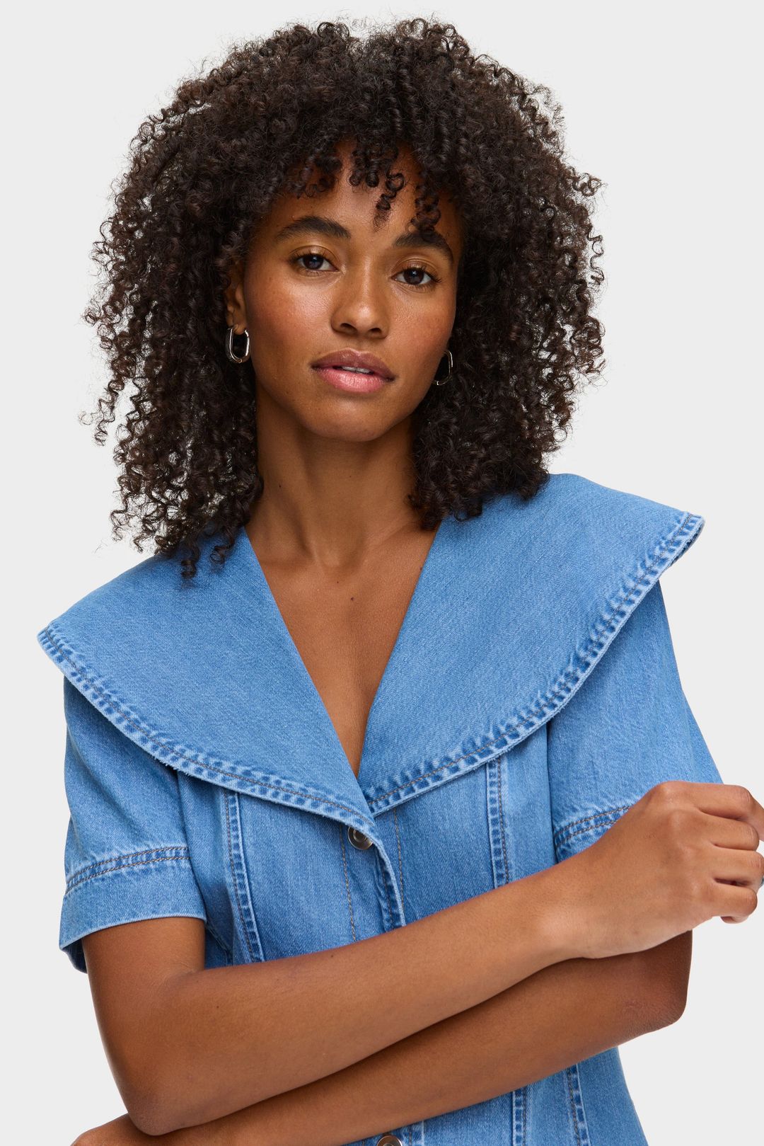 Sparrow Midi Denim Dress #3