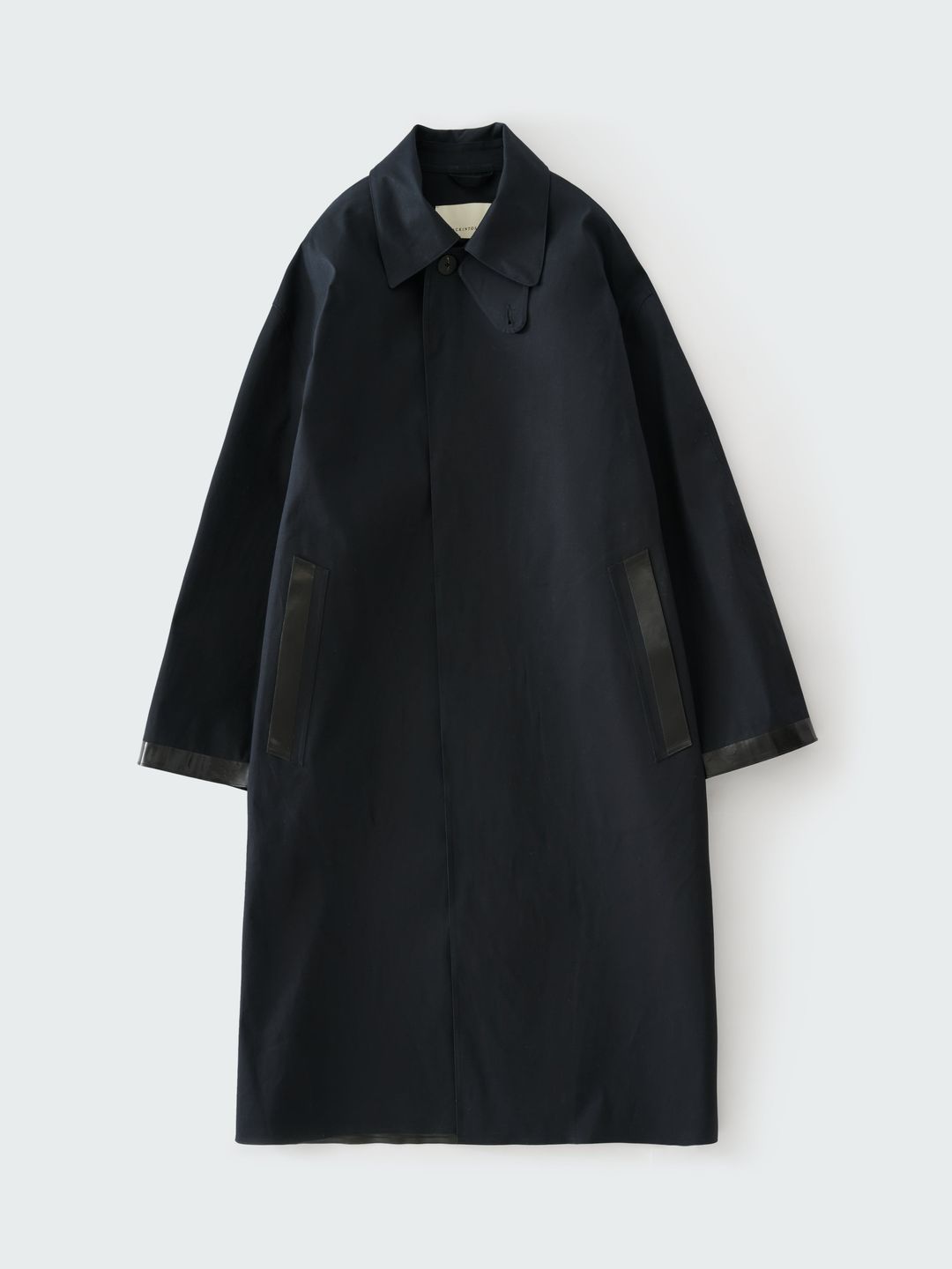 SN x Mackintosh Ettrick Mac Trench Coat in Navy #14