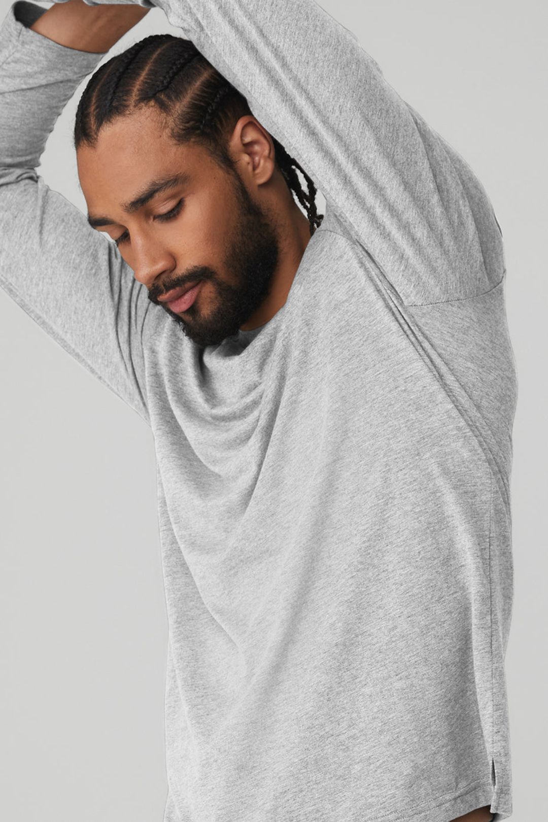 Triumph Long Sleeve Tee - Athletic Heather Grey #4