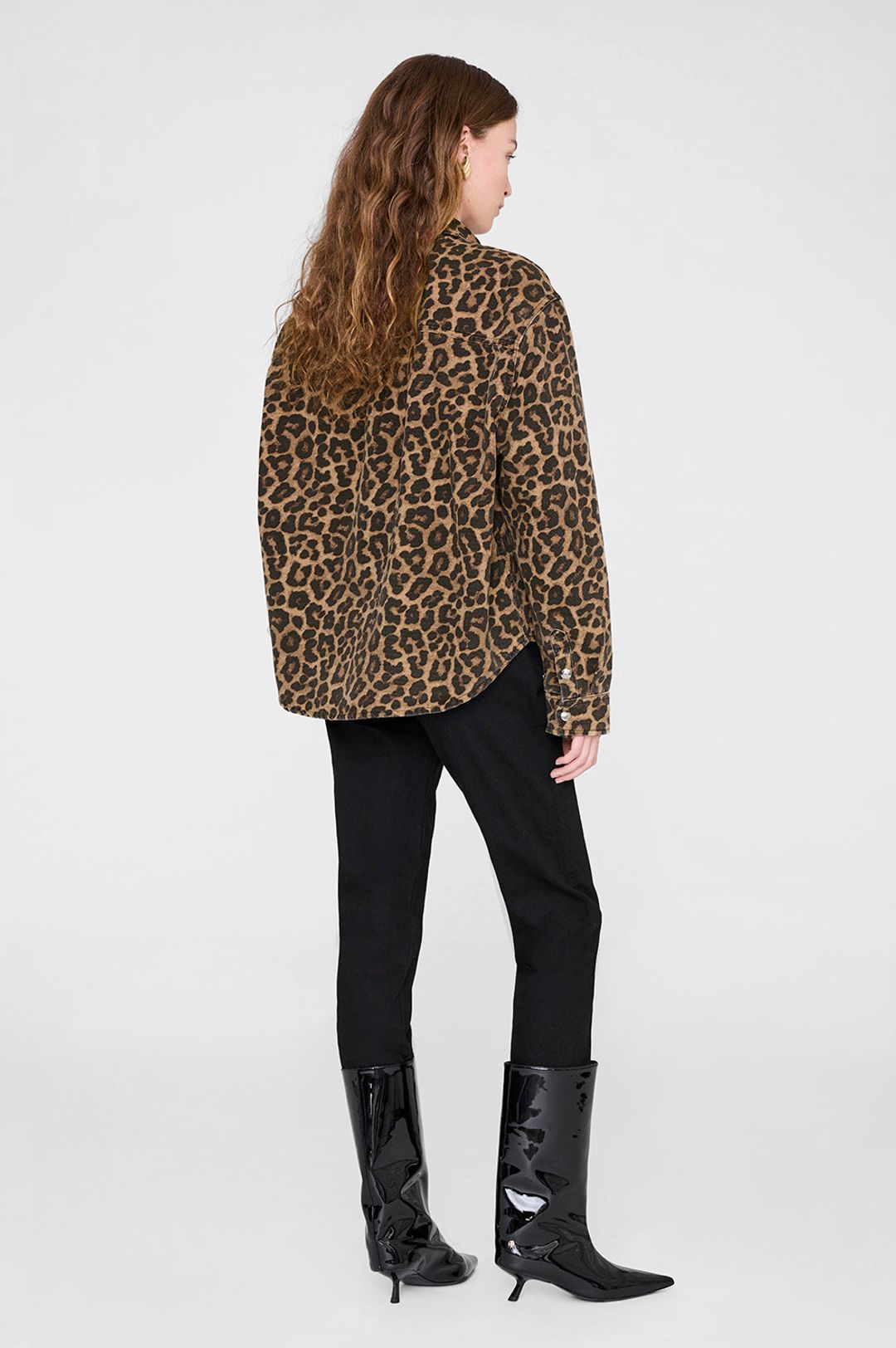 Paxton Shirt - Black And Brown Leopard #7