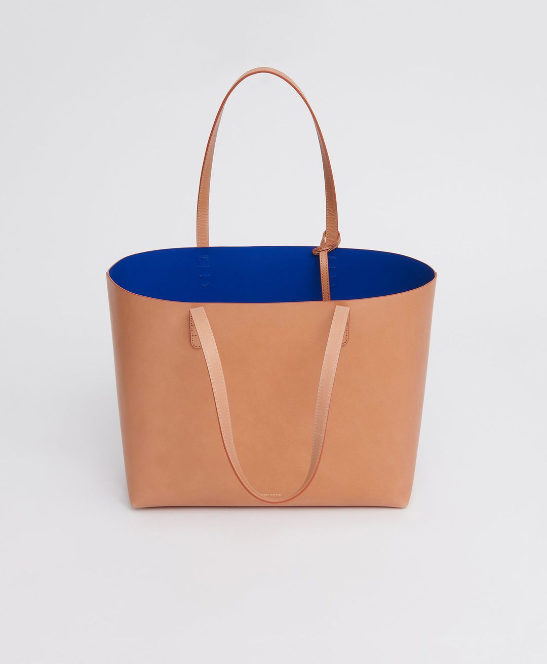 Large Tote - Cammello/Royal