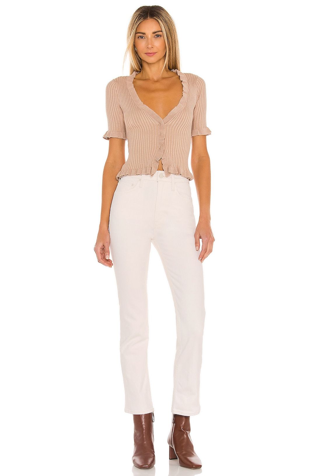 Carissa Ruffle Sweater #4