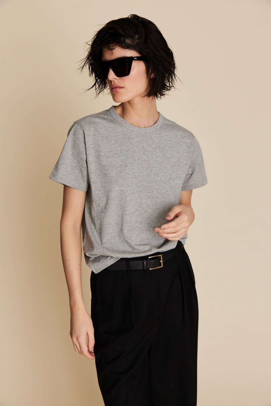The Iconically Soft Perfect Tee in Heather Grey #6