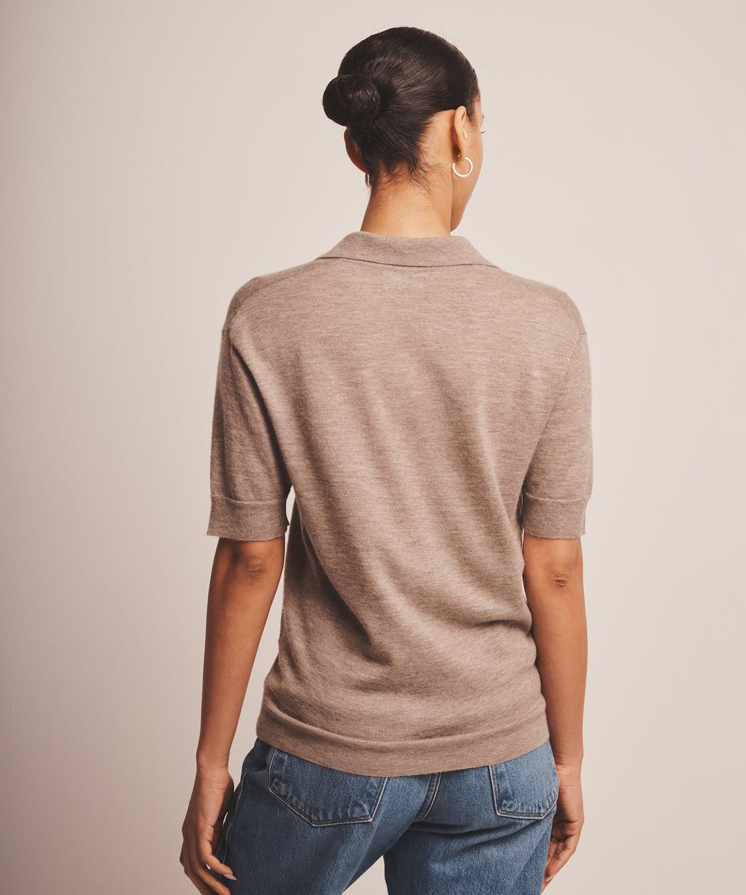 Fancy Cashmere Short Sleeve Polo #12