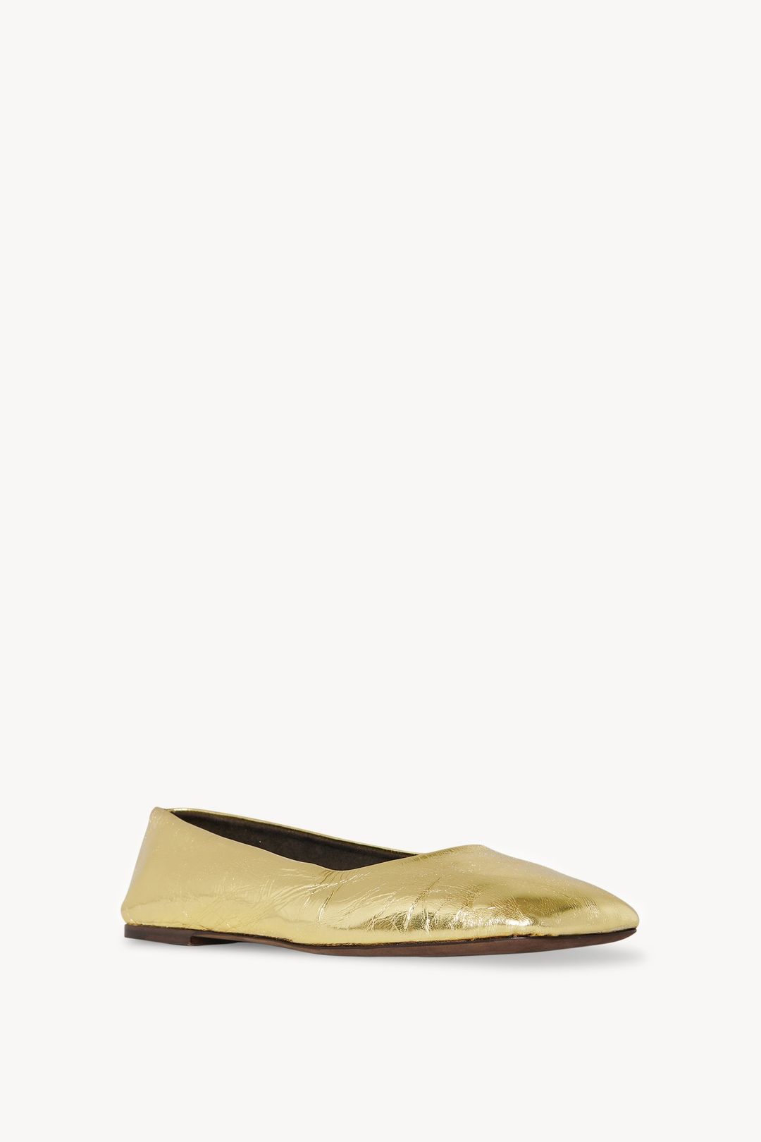 Square Ballet Flat in Leather #2