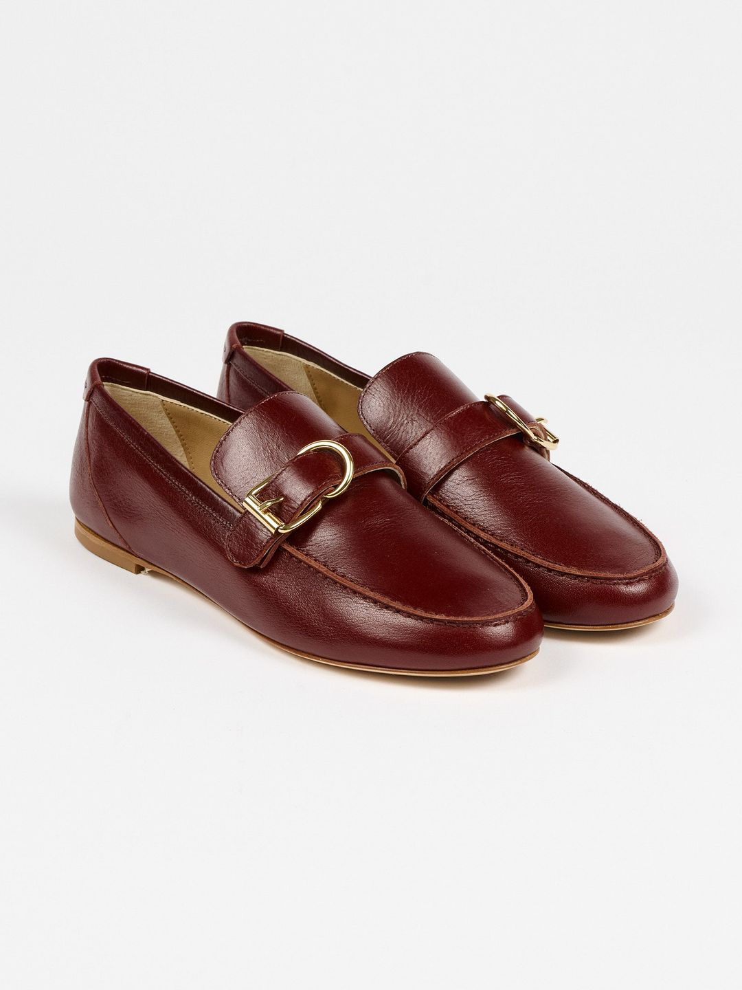The Buckle Loafer in Oxblood #2