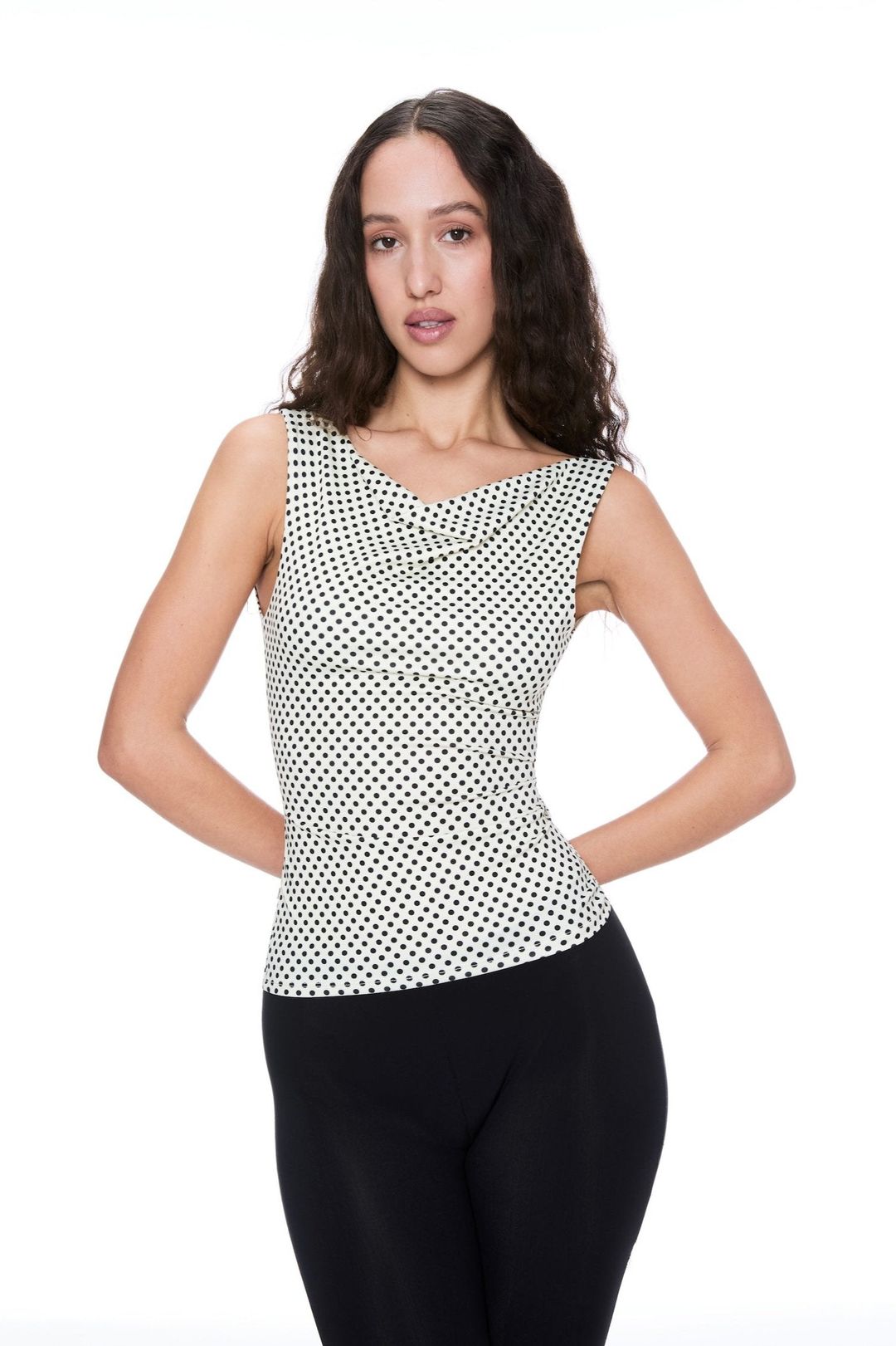 LANI TOP - BUTTER POLKA DOT #4