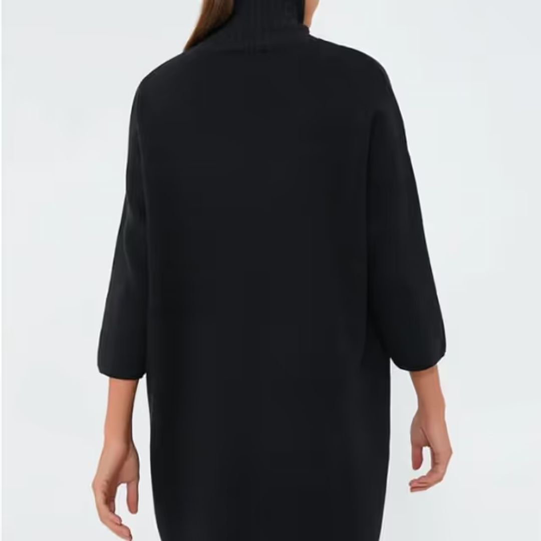 Pomander Place Black Noir Vivianne Sweater Mini Dress #3