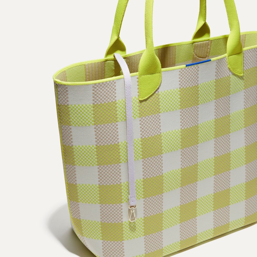 The Lightweight Tote - Citrus Gingham #5