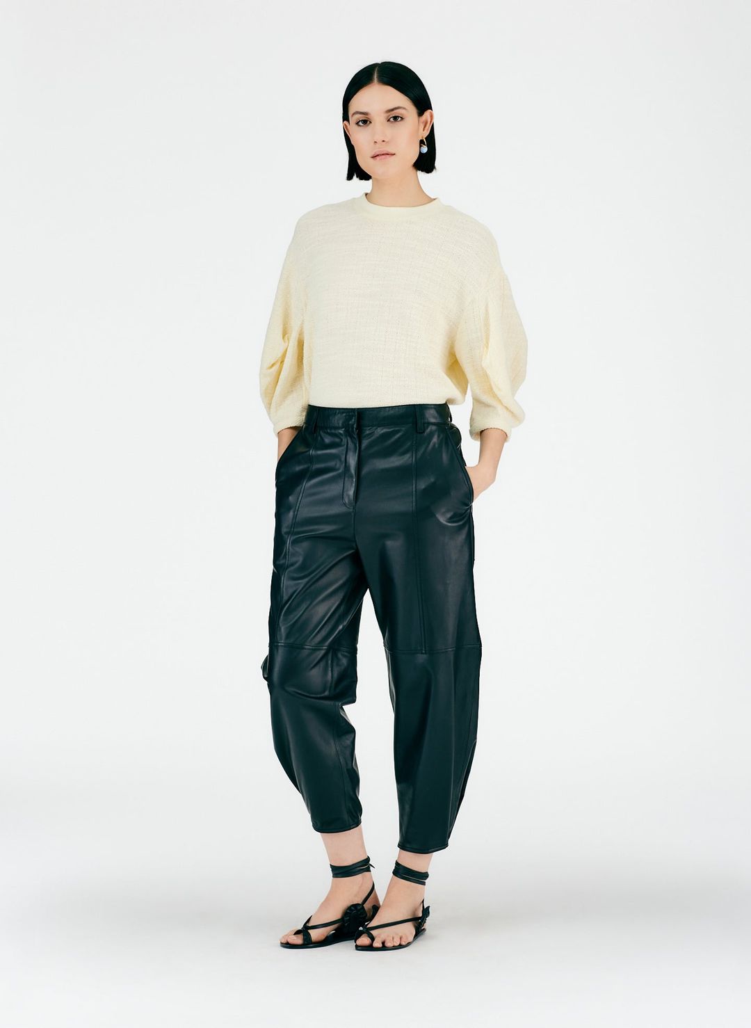 Leather Sculpted Pant #8