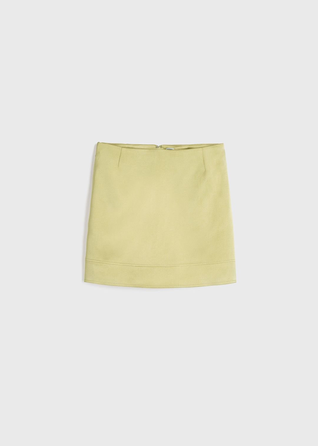 Contrast satin mini skirt melon #5