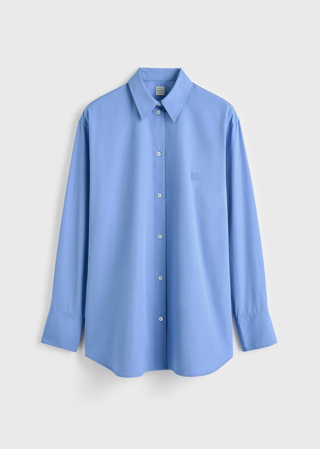 Cotton summer shirt cornflower #5