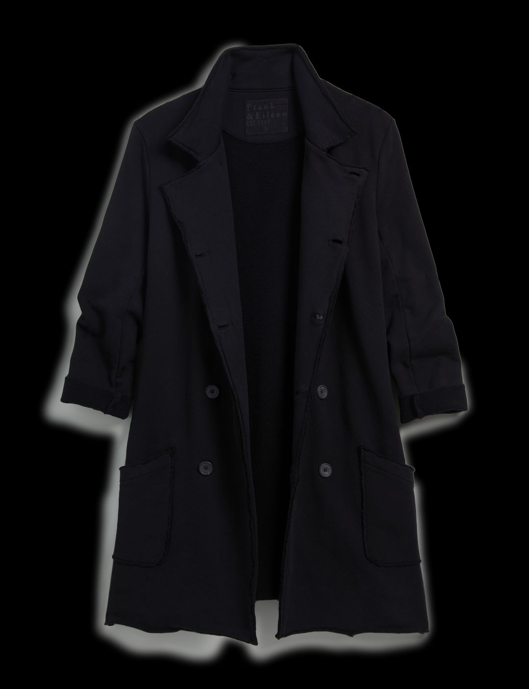 BELFAST TRENCH Black, Triple Terry #4