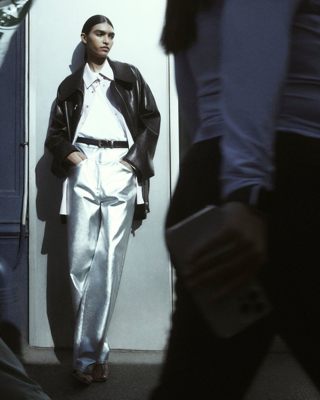 The Gellar Jacket in Black Leather #6