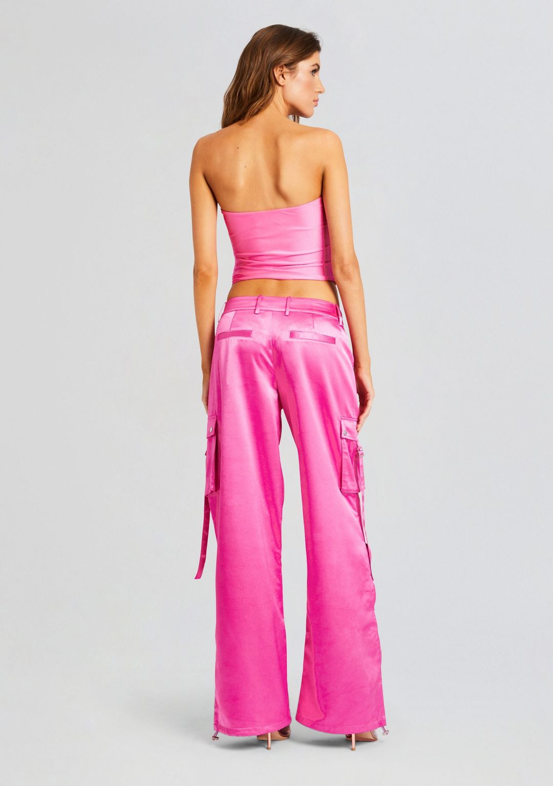 Lai Satin Cargo Pant #4