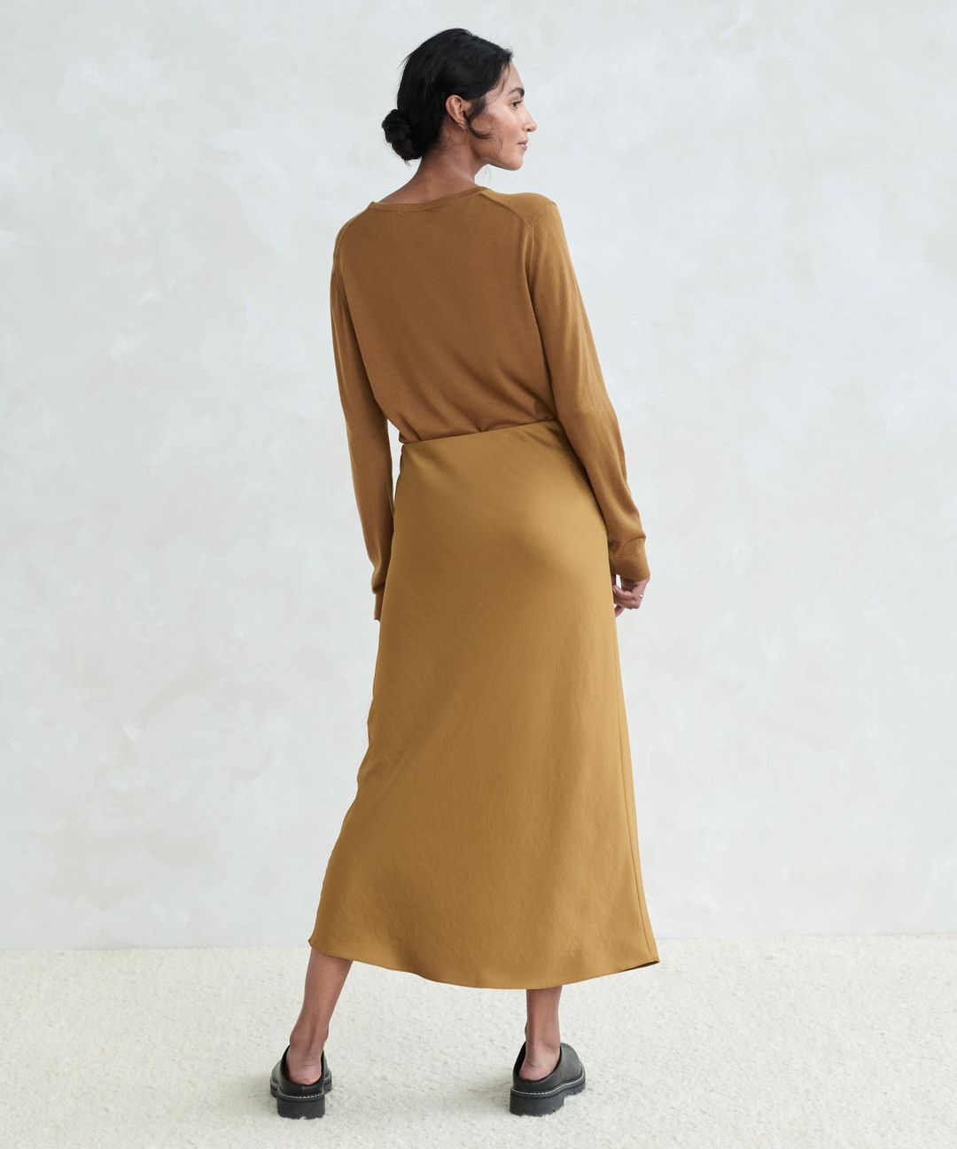 Satin Slip Skirt #4