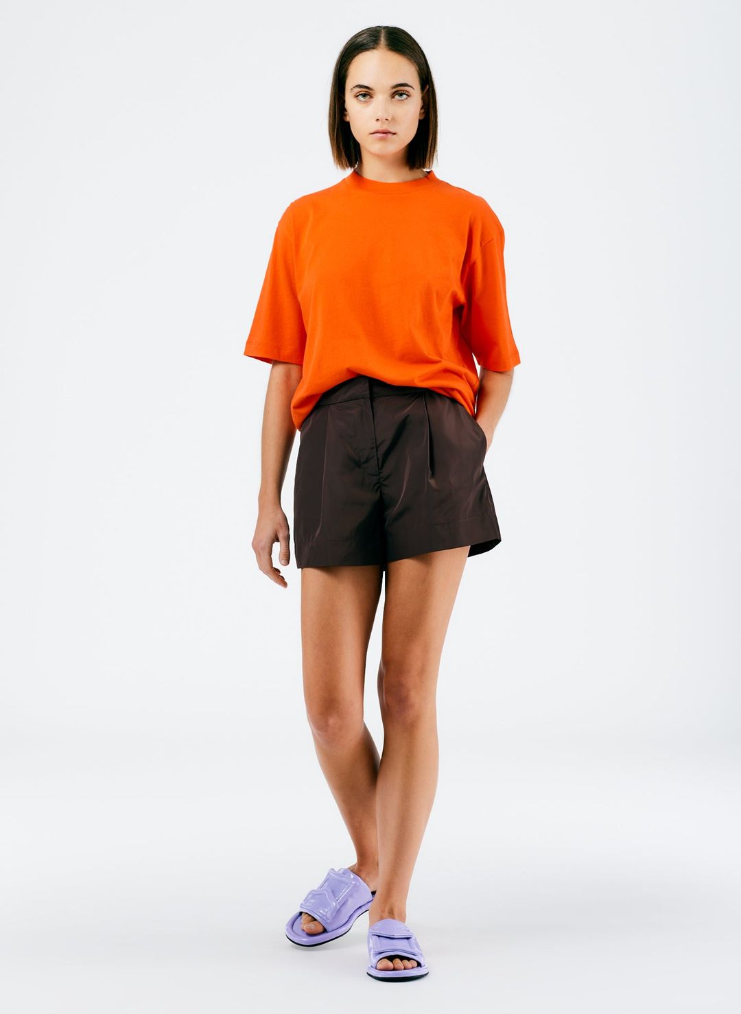 Mock Neck Unisex T-Shirt #6