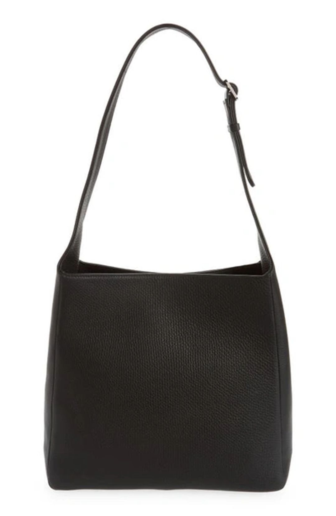 Piper Grained-leather Shoulder Bag In Black #6