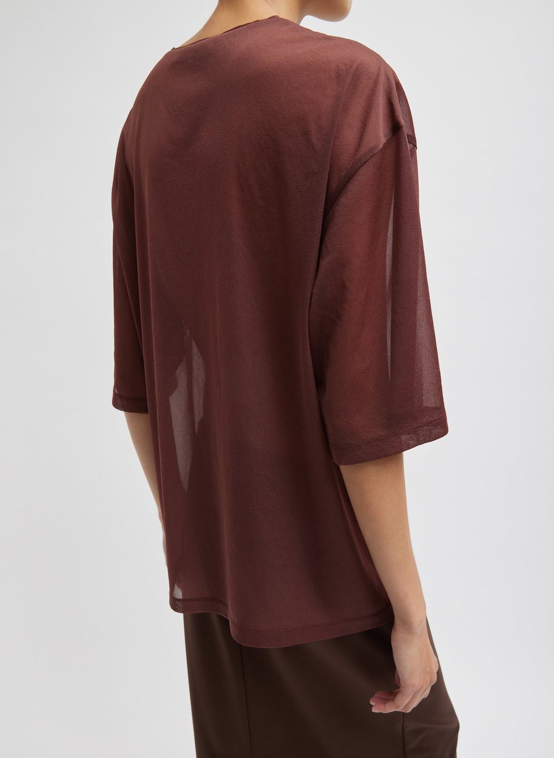 Sheer Gauze Easy T-Shirt #4