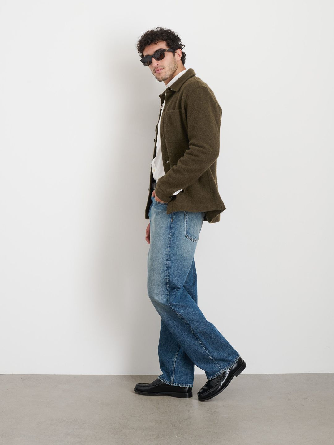 Work Jacket In Merino Wool Knit #4