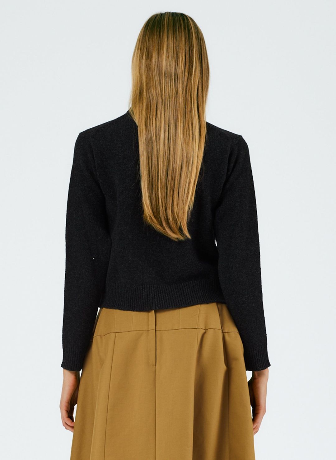 Soft Lambswool Shrunken Crewneck Pullover #3