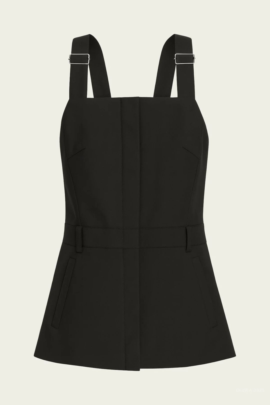 Recycled Tropical Wool Overall Top