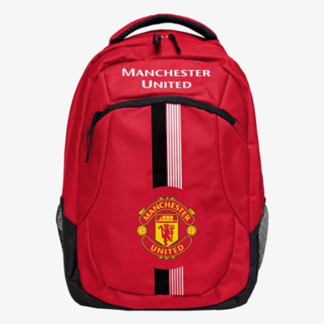 Manchester United Red "Ultra Action" Backpack Officially Licensed 18x13x6 Inches
