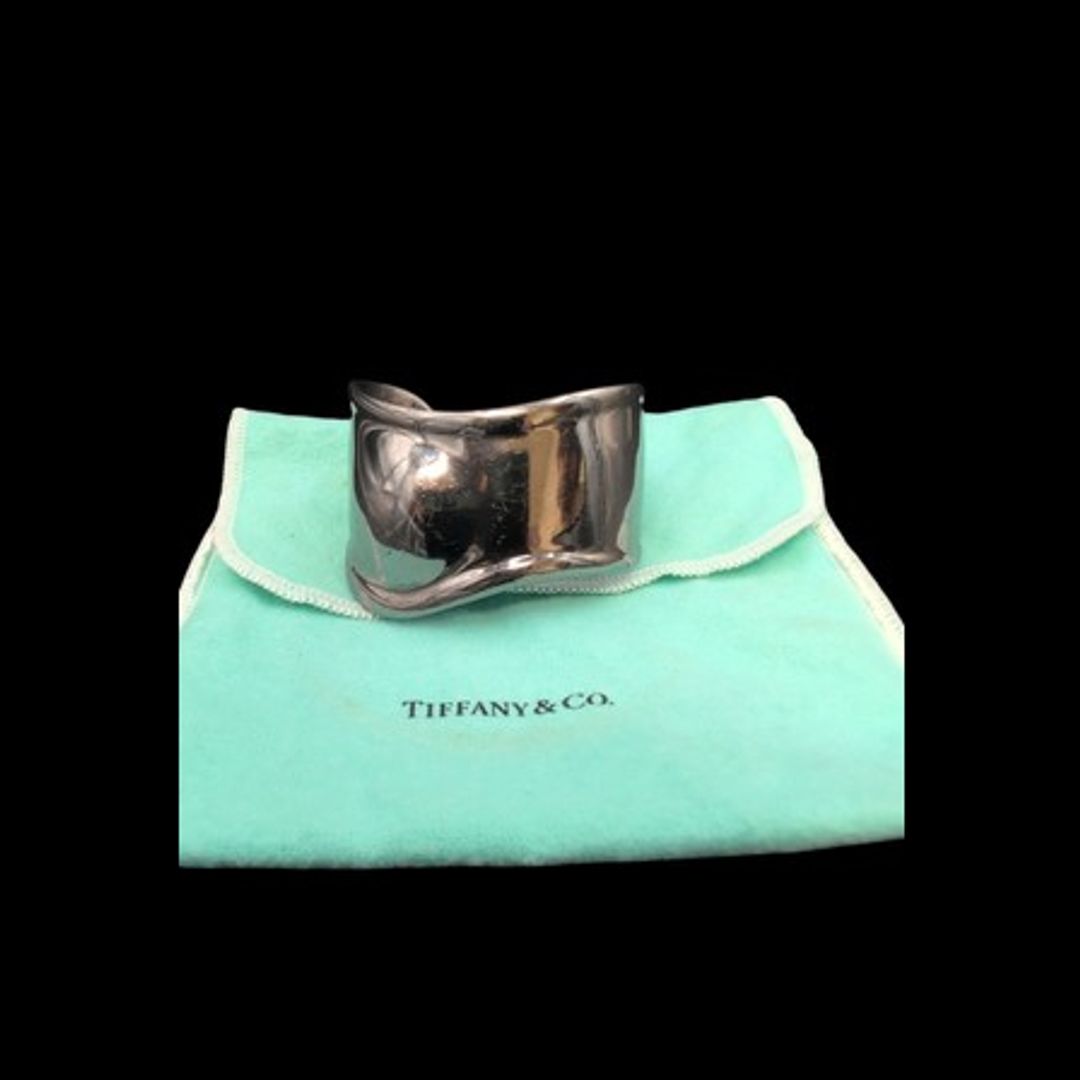 Tiffany & Co. Elsa Peretti Sterling Silver Bone Cuff Bracelet