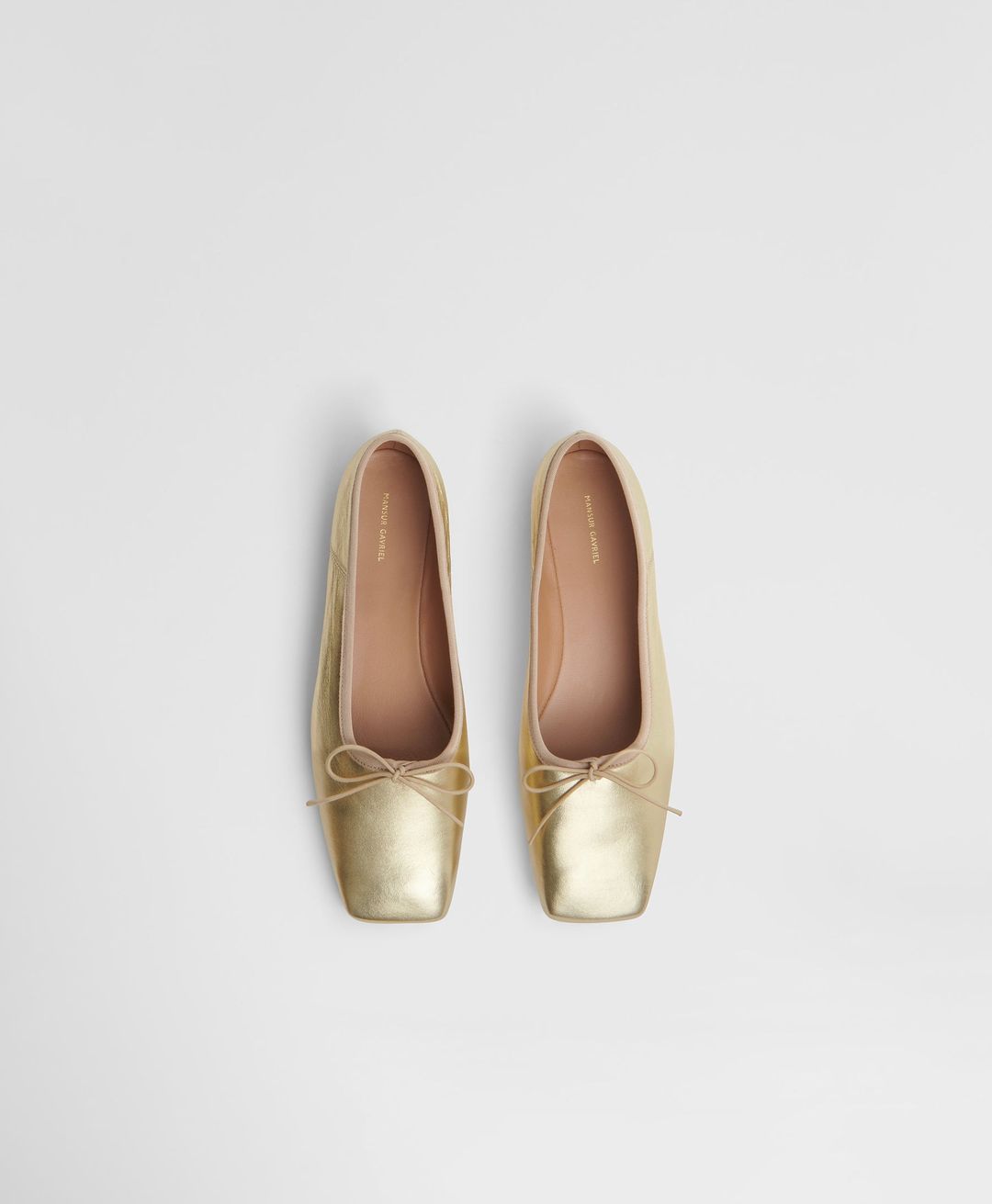 Square Toe Ballerina - Gold #4