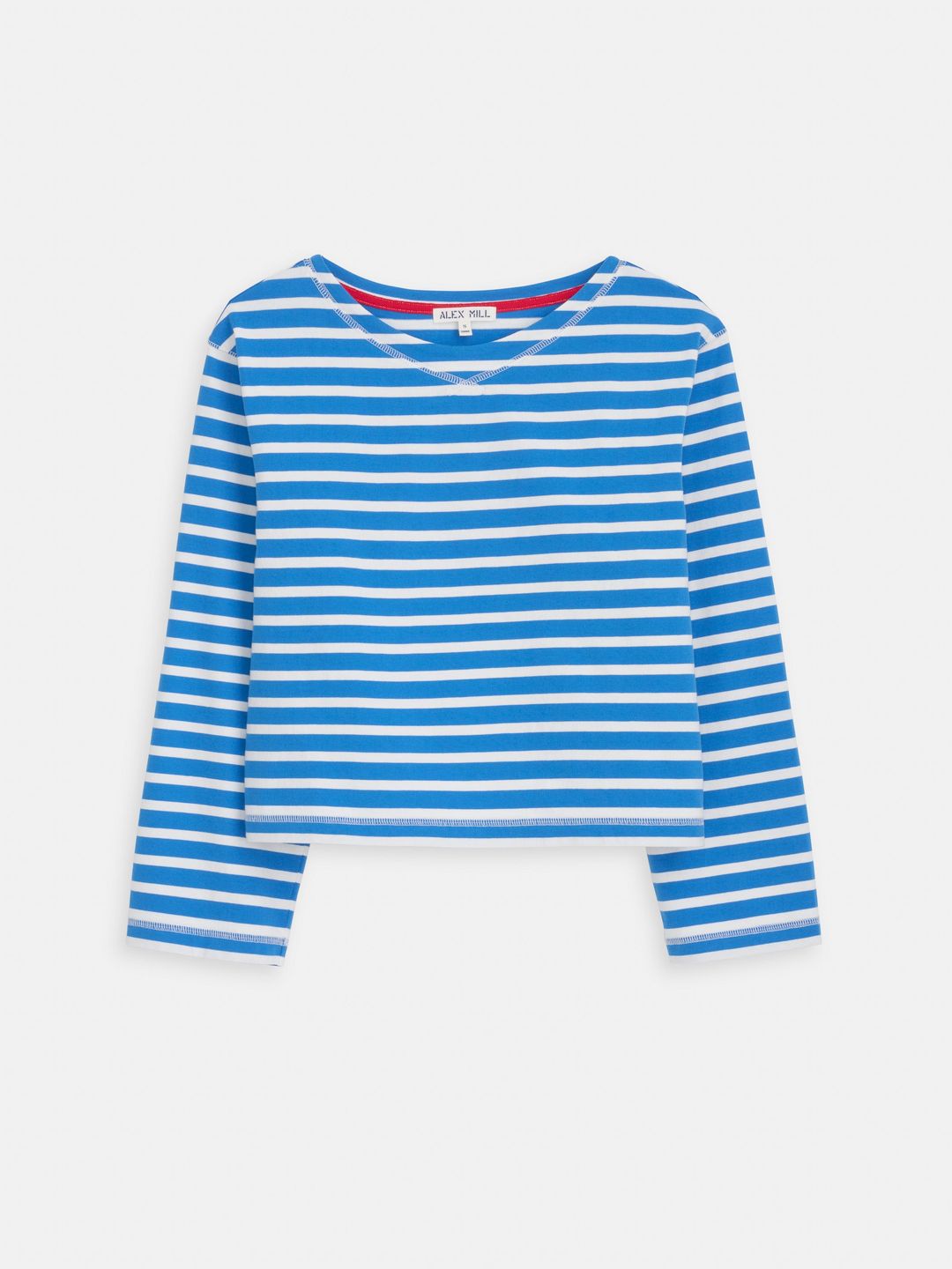 Marseille Striped Boatneck Tee In Cotton