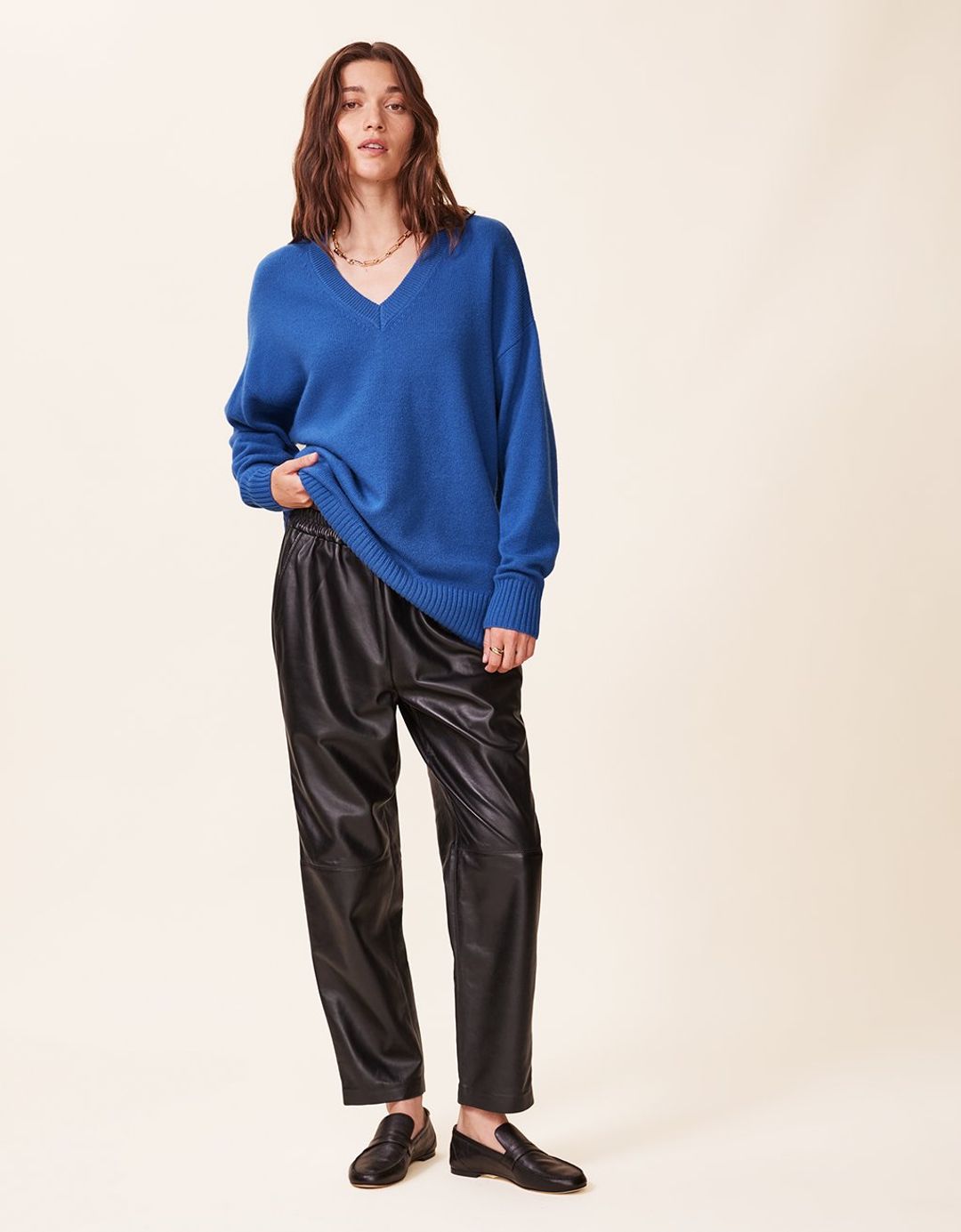 unsubscribed leather tapered pant #6