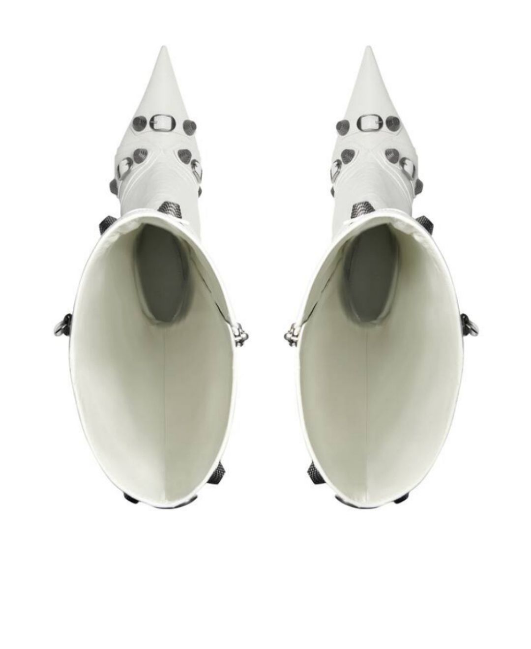 Balenciaga Women's Cagole Knee High Heel Boots #17