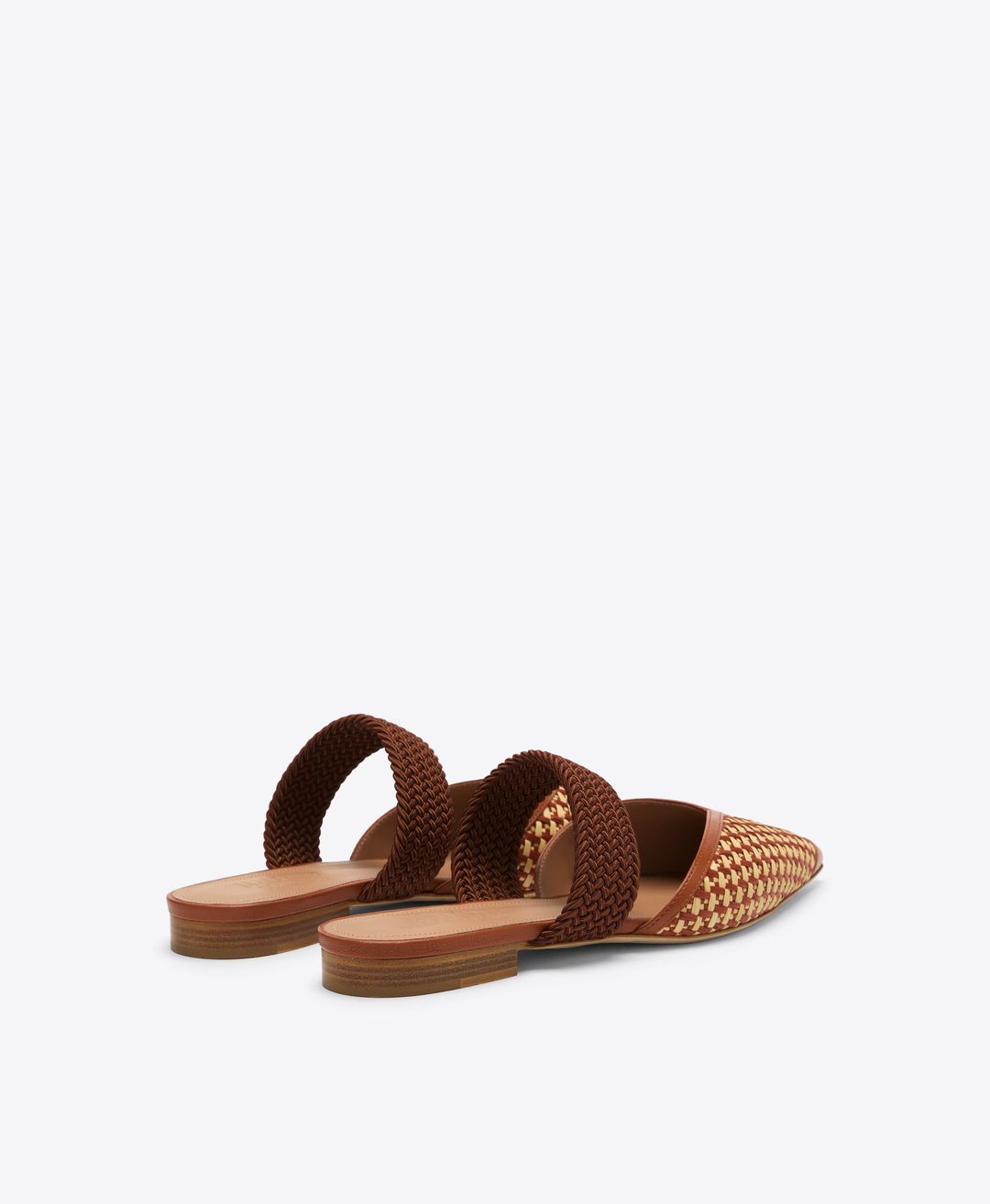 Manu Flat - Tan Raffia Pointed Toe Flats #3