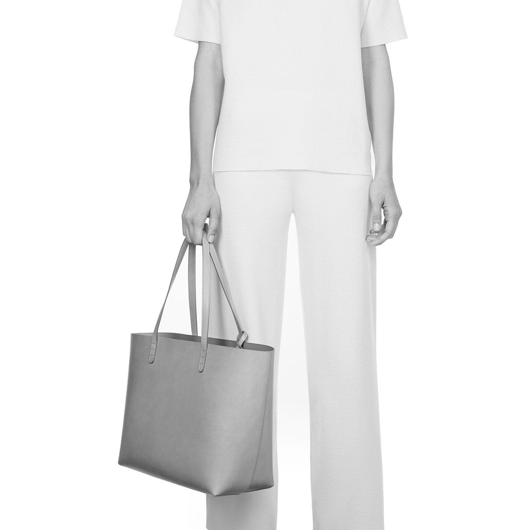 Cammello With Edge Paint Large Tote - Raw #5