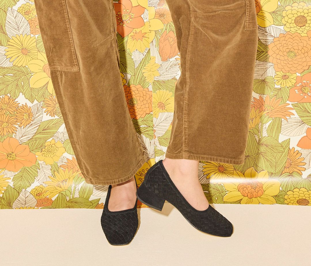 JAYLA WOVEN BALLET HEEL