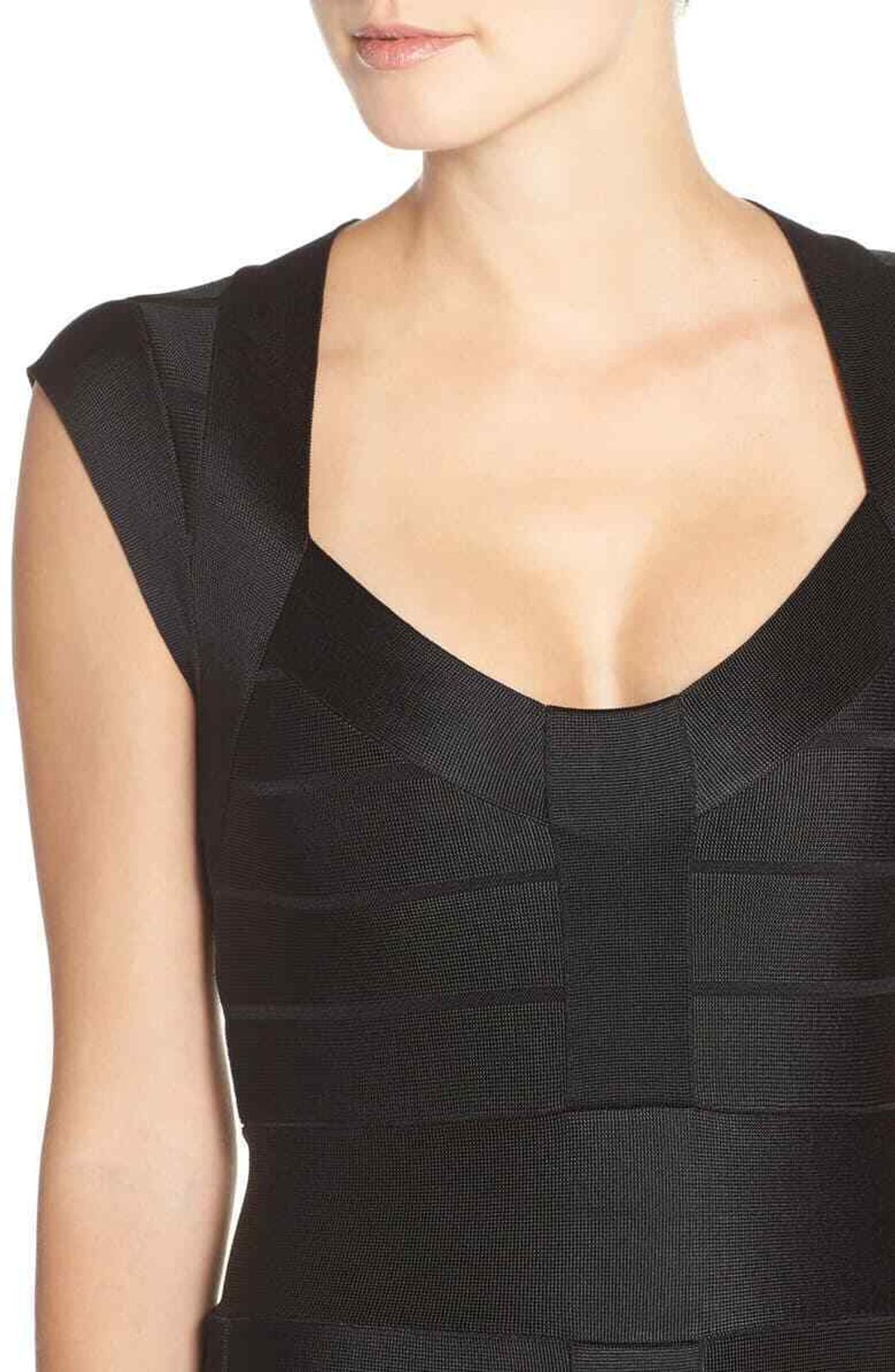 MIAMI SPOTLIGHT CAP SLEEVE BANDAGE DRESS