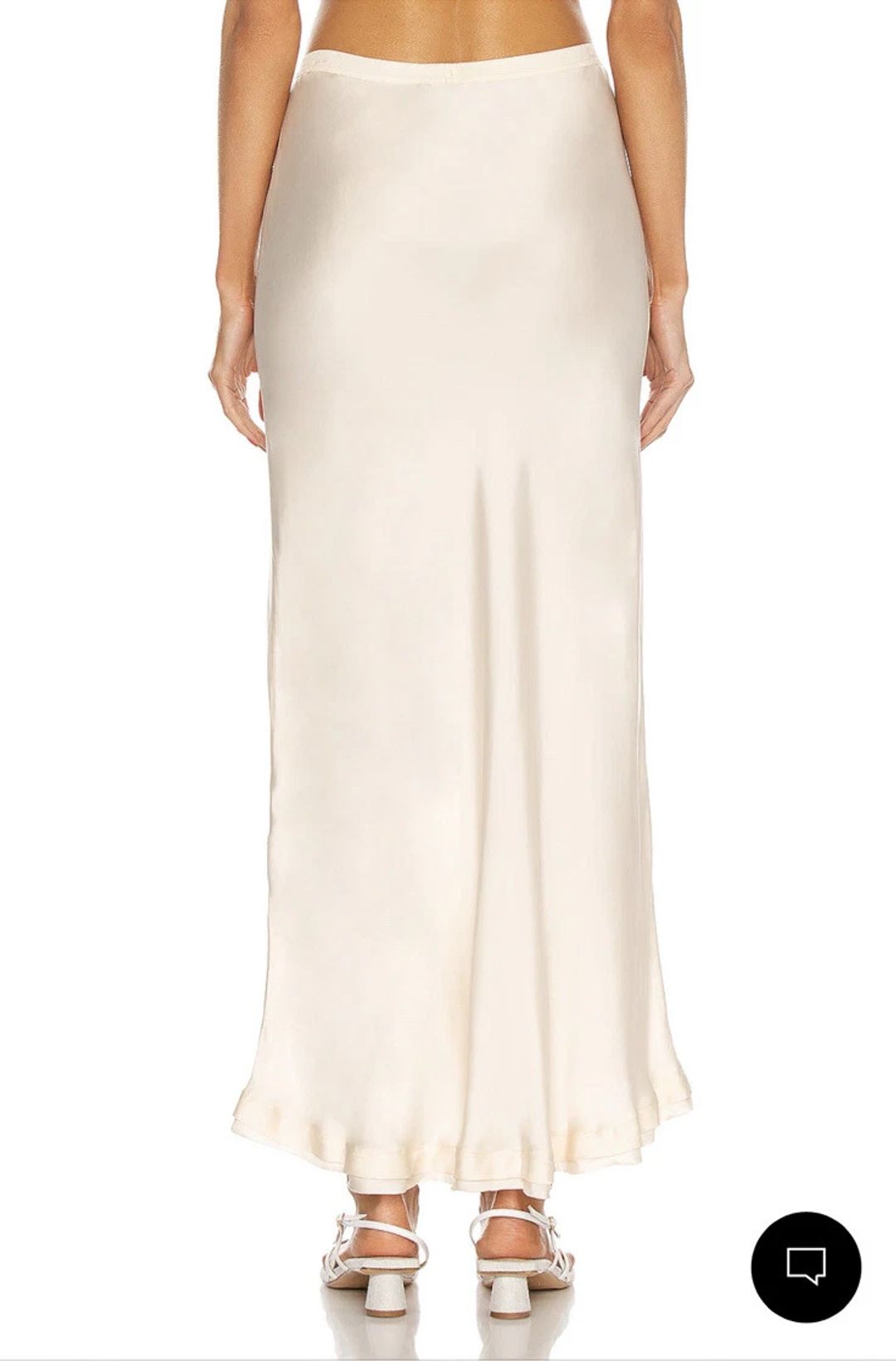 Karter Maxi Silk Skirt in Sandstone #4