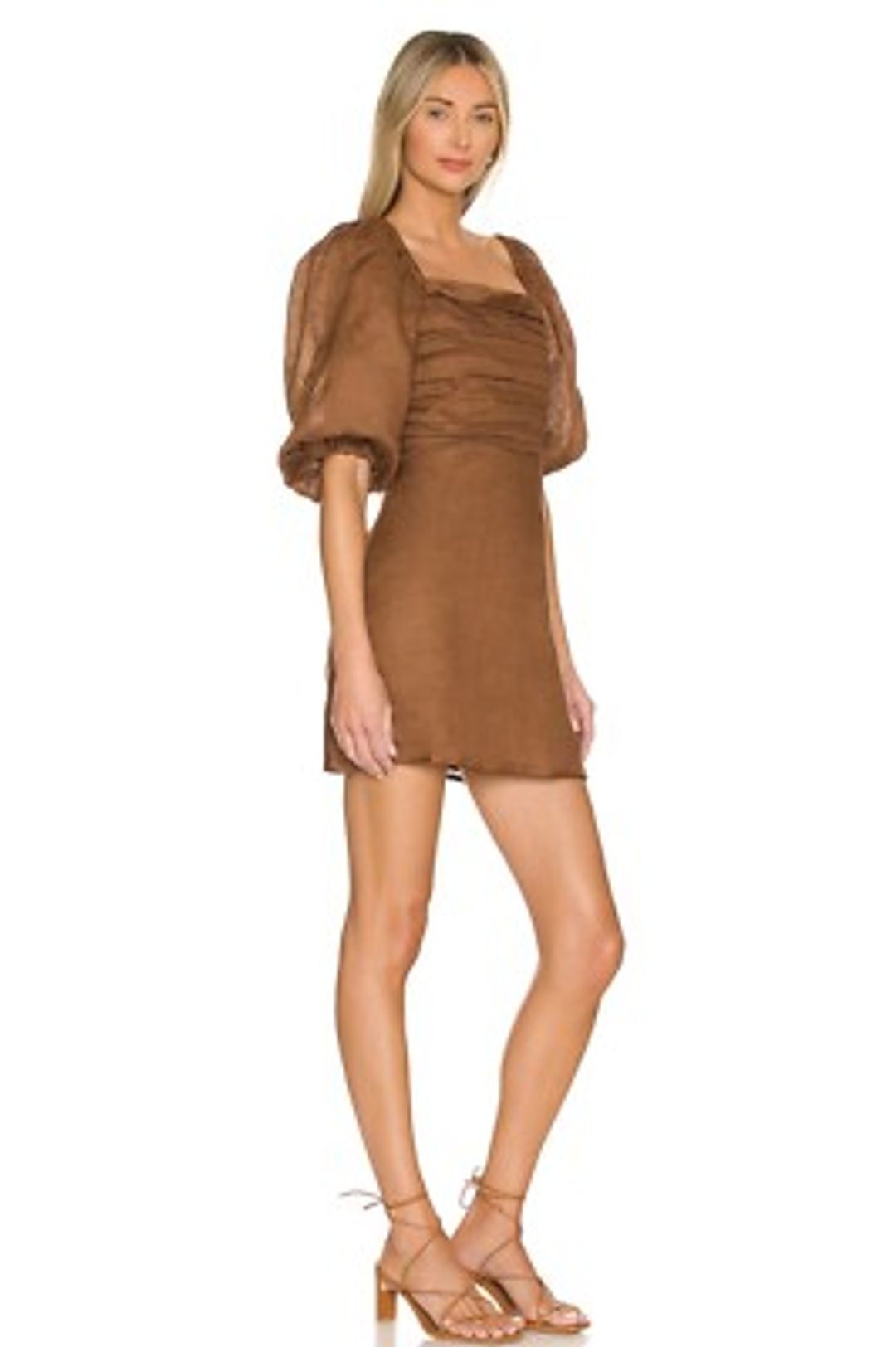 Venezia pintucked linen midi dress #2