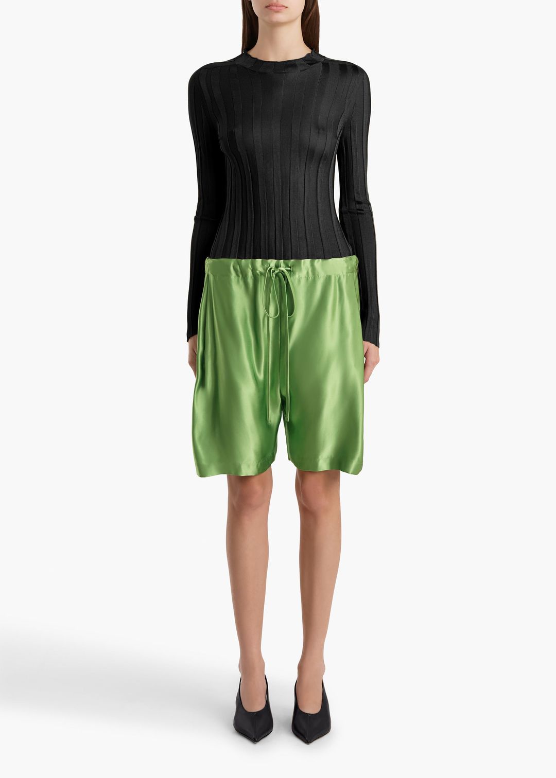 Rohe Short in Absinthe