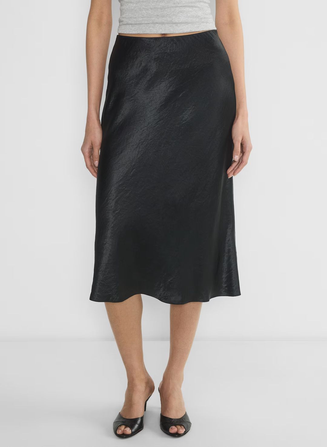 SLIP MIDI SKIRT #2