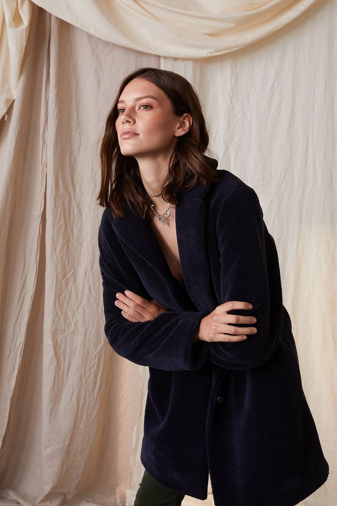 TRISHELLE LUX SHERPA OVERSIZED COAT #6