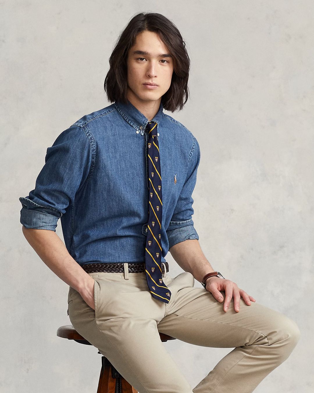 Classic Fit Denim Shirt #3