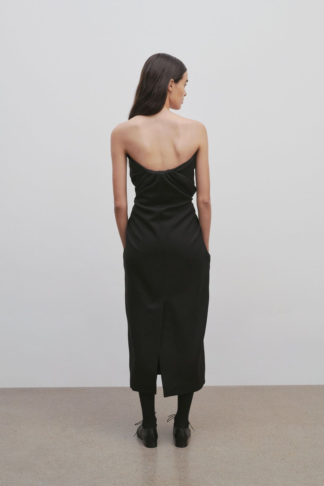 Arpelle Dress in Virgin Wool and Mohair #6